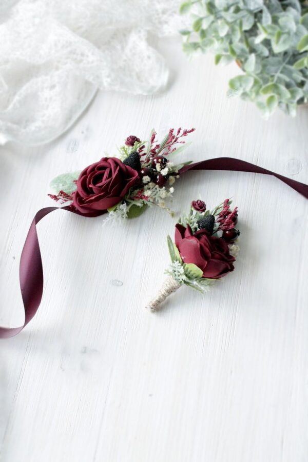 Corsage and Boutonniere Set - Image 17