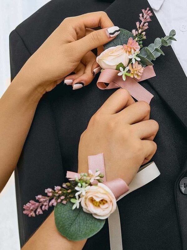 Corsage and Boutonniere Set - Image 19