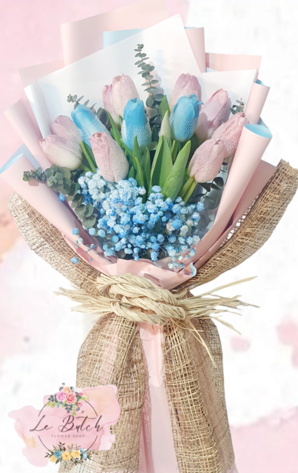 Tulips Bouquet (12 pcs.) - Image 5