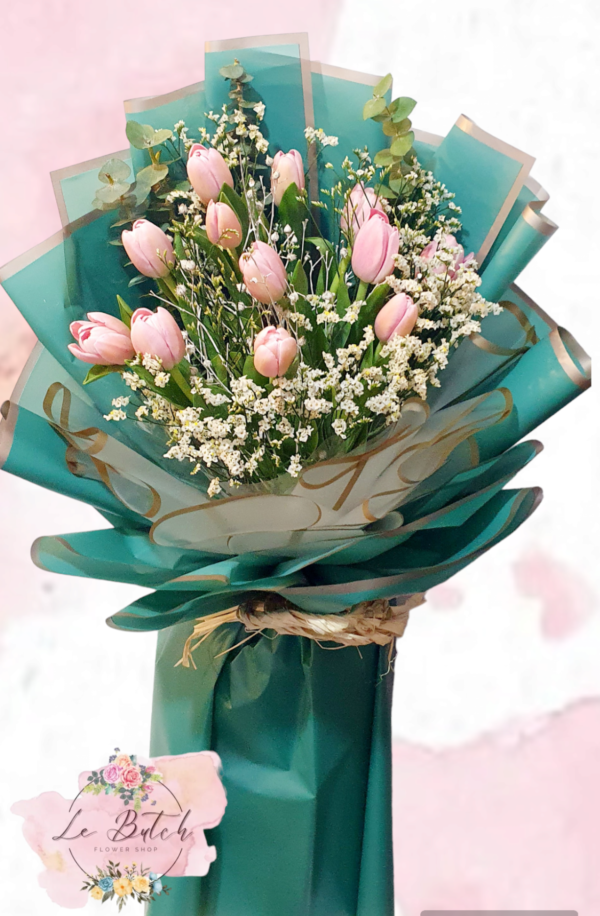 Tulips Bouquet (12 pcs.) - Image 6