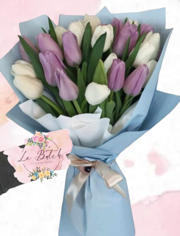 Tulips Bouquet (12 pcs.) - Image 4