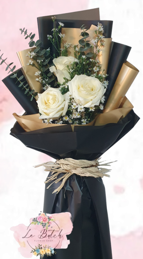 Roses Bouquet (3 pcs.) - Image 6