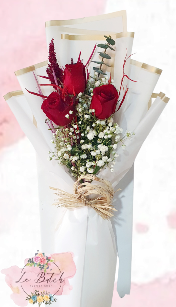 Roses Bouquet (3 pcs.) - Image 7