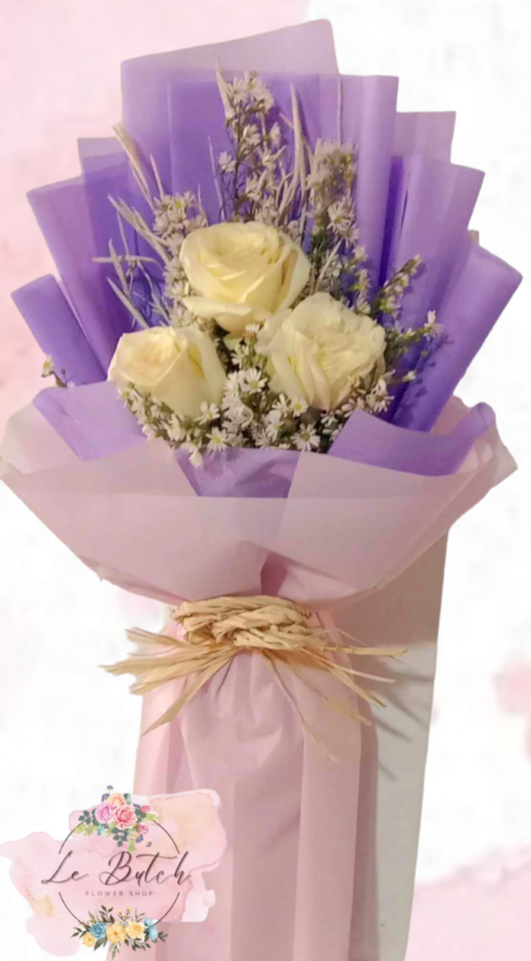 Roses Bouquet (3 pcs.) - Image 9