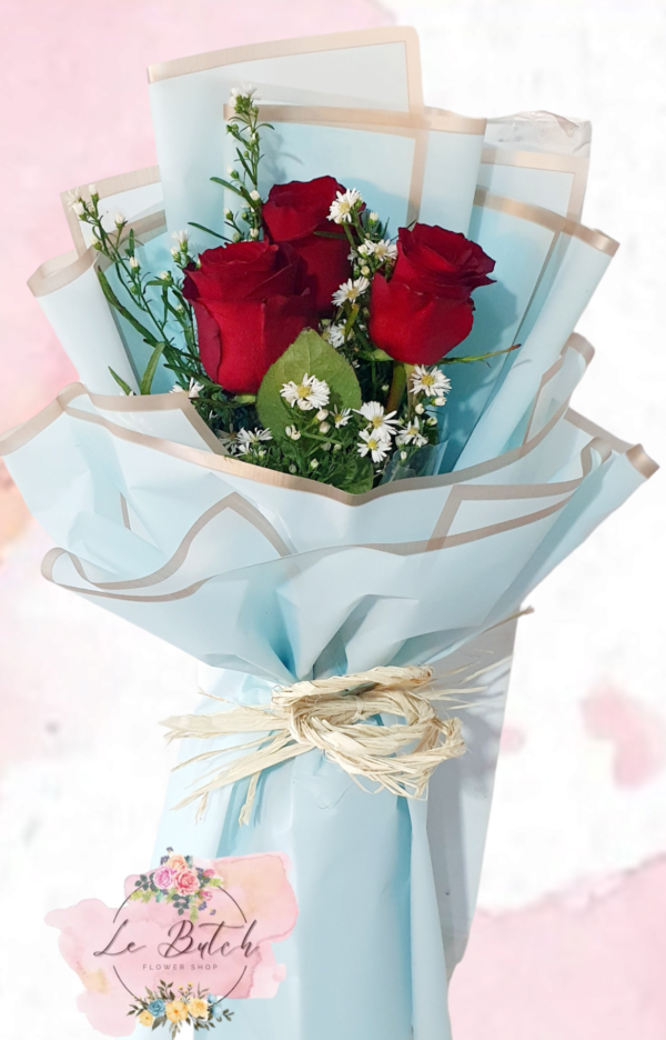 Roses Bouquet (3 pcs.) - Image 11