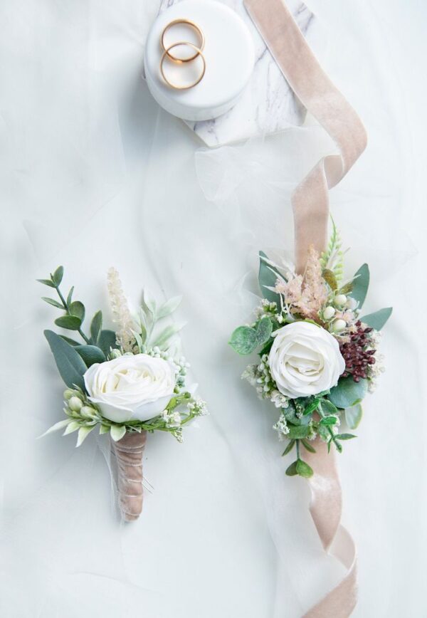 Corsage and Boutonniere Set - Image 49