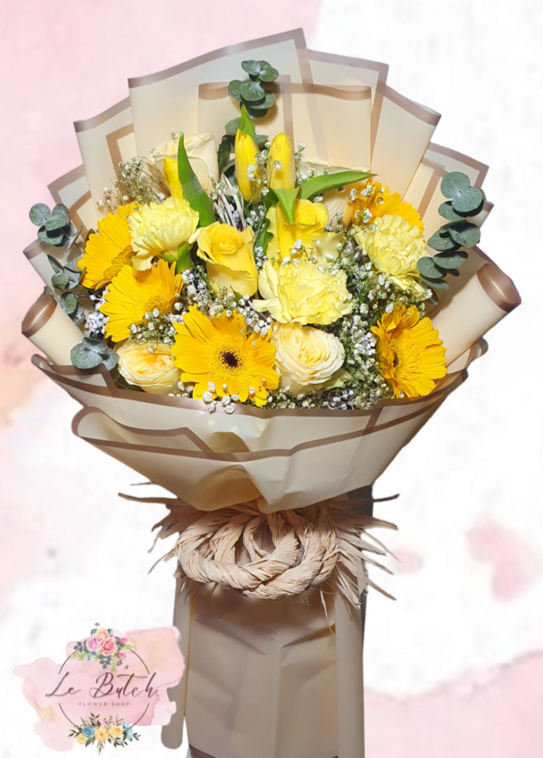 Assorted Flowers with Tulips Bouquet - Image 5