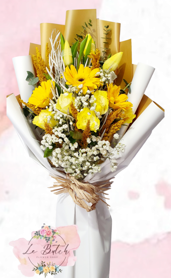 Assorted Flowers with Tulips Bouquet