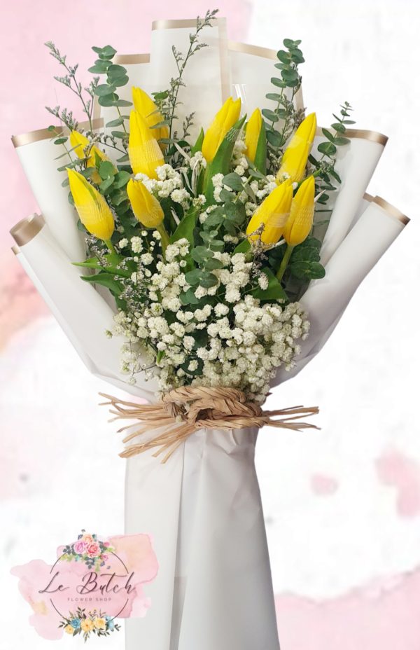 Tulips Bouquet (9 pcs.) - Image 3