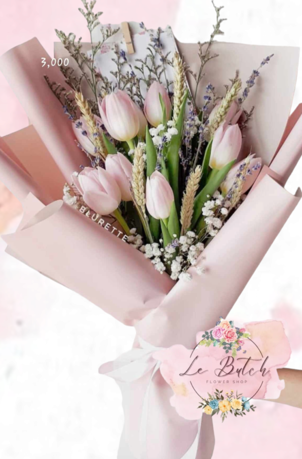 Tulips Bouquet (9 pcs.) - Image 4