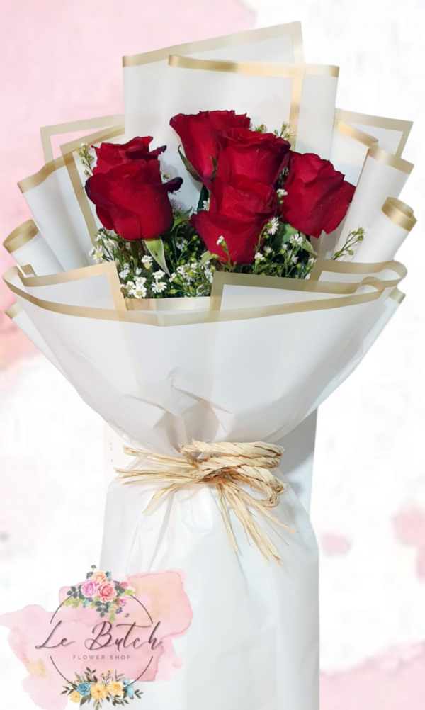 Roses Bouquet (6 pcs.) - Image 4