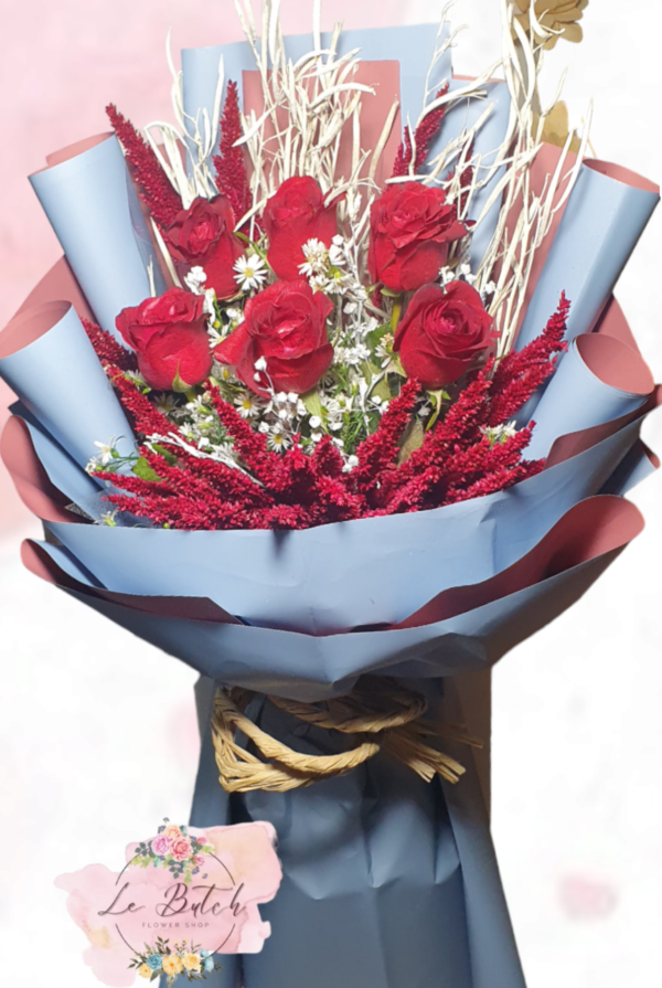 Roses Bouquet (6 pcs.) - Image 9