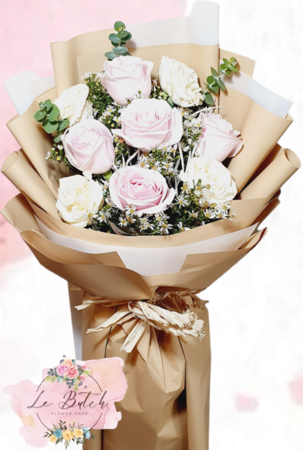 Roses Bouquet (9 pcs.) - Image 4