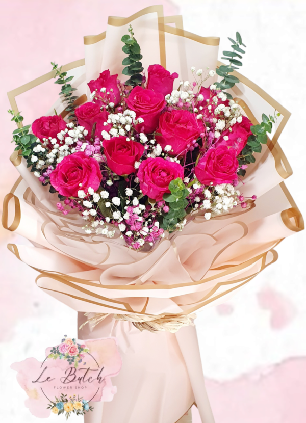 Roses Bouquet (12 pcs.) - Image 9