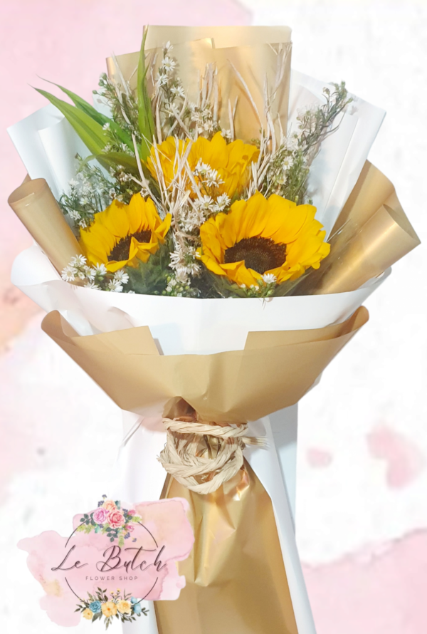 Sunflower Bouquet (3 pcs.) - Image 4