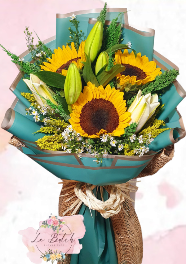 Mixed Sunflower Bouquet - Image 4